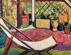 Aymery Rolland La chaise longue au jardin
