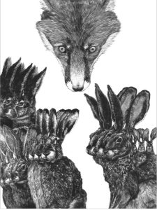 Victor Lefebvre illustrateur - Souverain renards et lièvres